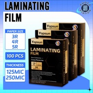 3R | 4R | 5R Laminating Film 125&250micron Yopsun Brand For Protect Photos Waterproof High Quality L