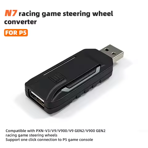 N7 Racing Steering Wheel Converter ，P5 game console racing game steering wheel converter compatible 