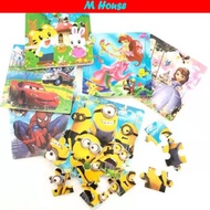 9Pcs Puzzle/ Kids Early Education Puzzles/ Wooden Jigsaw Puzzle