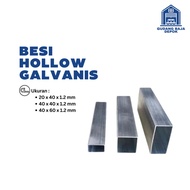 besi hollow galvanis 20x40, 40x40, 40x60, 30x30, 50x50, 50x100