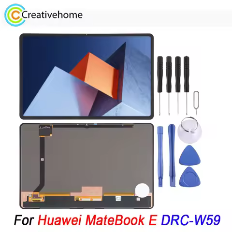 LCD Screen For Huawei MateBook E DRC-W59 12.6 Inch Tablet LCD Display with Digitizer Full Assembly R