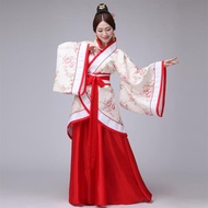 【Uhome】the new hanfu dress Hanfu Qu fnew ancient Chinese clothing women's Hanfu Quyi costume Hanfu ethnic costume women's ancient costume Qu performance costumes Yi Ren Fang wo
