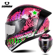 หมวกกันน็อค SOMAN 973 น้ำหนักเบา! รุ่นใหม่ล่าสุด 2025