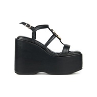 ✅SHU RUNWAY 5" MEGA PLATFORM MULE SIGNET รองเท้าส้นสูง