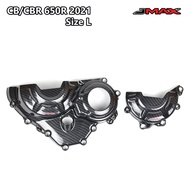 Engine Cover Model HONDA CB/CBR 650R Year 2021-24 V.31 L 6D Carbon Film Pattern