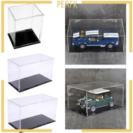 [Perfk] Acrylic Clear Display Case Countertop Box Cube for Model Cars Action Figures