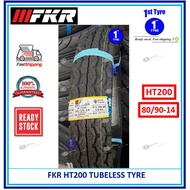 FKR MOTORCYCLE TYRE EPSILON HT200 (BUNGA TT100) 80/90-14 TUBELESS [TAYAR 2025] FOR EGO S, SOLARIZ, V