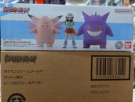 ［現貨］POKÉMON SCALE WORLD KANTO REGION LEAF & CLEFABLE & GENGAR W/O GUM | [魂SHOP限定] POKEMON SCALE WORL