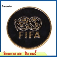 Wear-resistant Soccer Flip Coin Football Coin Referee Flip Coin for Football – Portable Anti-rust Al
