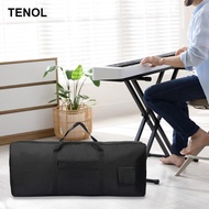 [TENOL] Universal Size Padded Keyboard Case Waterproof Oxford Electric Piano Cover Bag for 76 Keys P