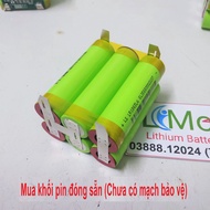 pin247 Khối pin 3s2p 126v 5Ah 40A Đóng sẵn. Pin mới dòng xả cao chất lượng. Có bán kèm sạc lithium 3