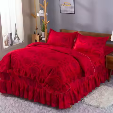 Love Heart Bedding Set Comforter Cover Sets Duvet Cover Set Home Sheet Pillowcase Soft No Filling Be