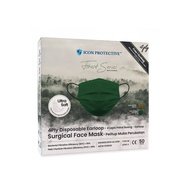 Icon Protective 4Ply Surgical Face Mask - Forest (50pcs)