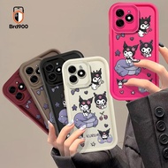 Cool Kuromi Icons Purple phone Case For OPPO F5 F9 F7 OPPO A79 A75 A76 A57 A96 A77 A36 Reno 5f 2f 2z