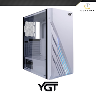 YGT ATX M06 White Case | Tempered Glass ATX/Micro-ATX/Mini-ITX | High Quality | Collinx Computer