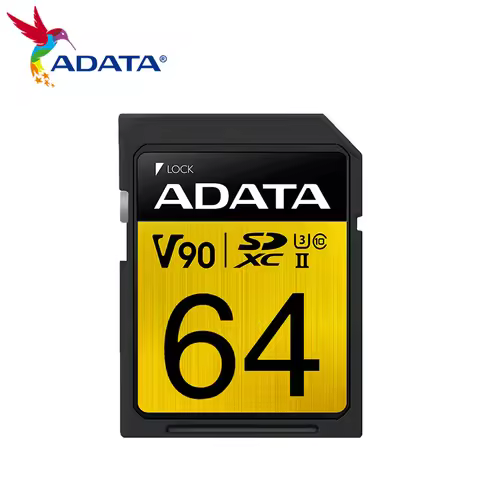 ADATA Premier ONE SDXC UHS-II U3 Class 10 Memory Card 64GB 128GB 256GB V90 3D NAND 4K 8K Ultra HD Up