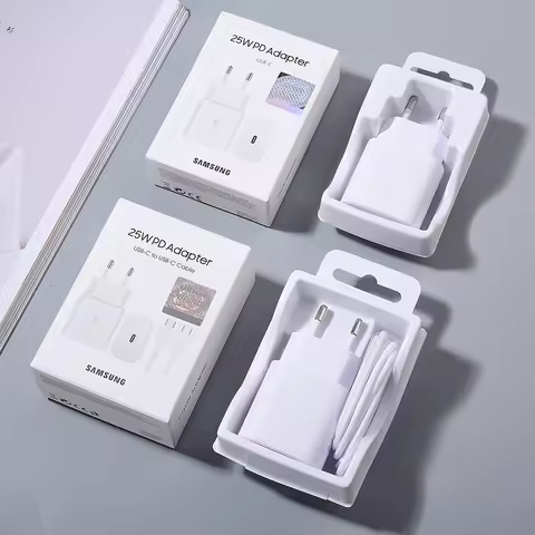 Samsung S25 S25Plus S25Ultra 25W Super Fast Charger PD Usb Type C Adapter Cargador For Samsung Galax