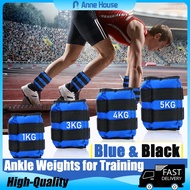 (Pair)1kg-6kg Adjustable Ankle Exercise Equipment Weights For Ankle/Leg Sand Bag Hand Weights Strap