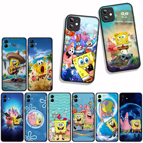 S-SpongeBobs S-SquarePant Sponges Bob Phone Case for Xiaomi Poco X7 X6 X5 F7 F6 F8 Ultra F5 M6 M7 M8