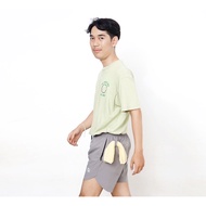 MAHi gym light grey quickdray stretch sports shorts