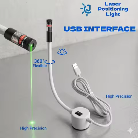 Red Laser Positioning Quilting Tool Usb Sewing Machine Quilting Lamp Adjustable Node/line/crosshair 