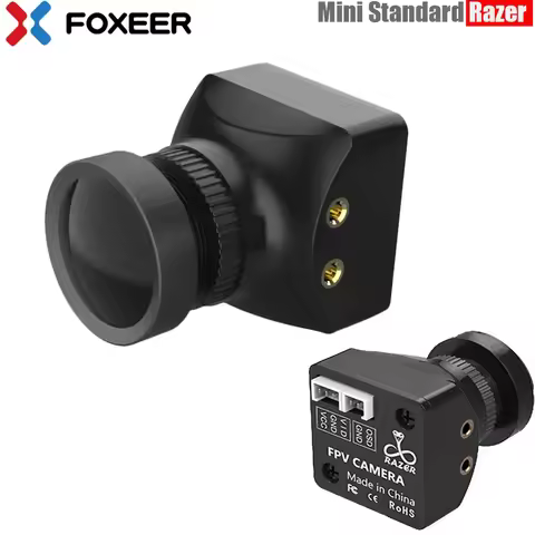 Foxeer Razer Mini HD 5MP 2.1mm M12 Lens 1200TVL Standard FPV Camera 4:3 16:9 NTSC/PAL Switchable 4ms