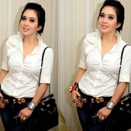 KEMEJA Women's Shirt 4 Buttons (ad jait bros On The Shoulder) 3/4 Sleeves/Women's Tops