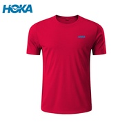 HOKA ONE เสื้อยืดแขนสั้นสำหรับผู้ชายและผู้หญิง Glide แขนสั้นแห้งเร็วระบายอากาศสบาย Article number: 1