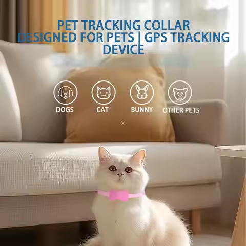 Gps Collar For Dogs Cat Gps Collar Accurate Electronic Animal Locator Anti-Lost Tag For Dog Kitten L
