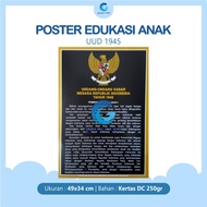 Poster Medium Anak Belajar Teks Pembukaan Undang-Undang Dasar 1945