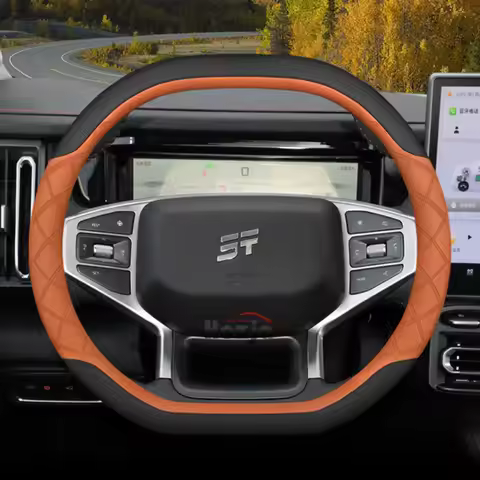 Leather Car Steering Wheel Cover for Jetour T2 T1 2024 2025 2026 Accessories