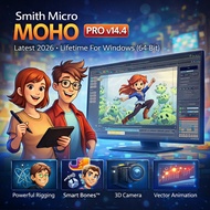 Smith Micro Moho Pro v14.4 2026 Lifetime For Windows (64-Bit) | 2D Animation Cartoon Software