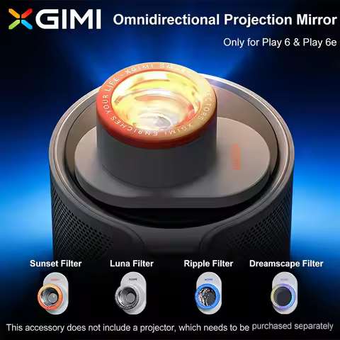 XGIMI Projector Omni-Mirror Set, Includes 4 Omni-Mirrors. Features Various Ambient Lighting Effects 
