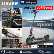 NAVEE V25i Pro II Speed Max 30kmh BMS Lithium Battery Foldable - 1Year Malaysia Warranty Eletrik Sku