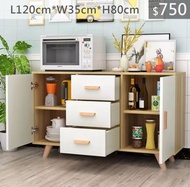 （訂貨價 $750）120cm寬 北歐 實木腿 碗櫃 電視櫃 書櫃 鞋櫃 廚房櫃 櫥櫃 Kitchen Cabinet