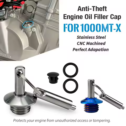 For CFMOTO 1000MT-X 1000 MTX Motorcycle Engine Oil Filler Cap Anti Theft Stainless Steel Oil Filler
