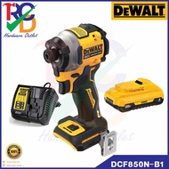 Dewalt ไขควงกระแทกไร้สาย ไร้แปรงถ่าน 20V Max Atomic รุ่น DCF850N-B1 เครื่องเปล่า และเซ็ทแบตDCB240+ที