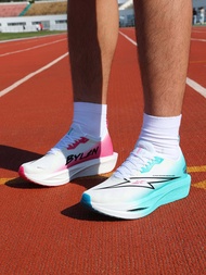 รองเท้ากีฬาแผ่นรองคาร์บอนเต็มฝ่าเท้าผู้ชายรองเท้าผ้าใบ BYLEN รองเท้าวิ่งมาราธอนผู้ชายรองเท้าวิ่งยิมผ