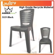 Modern Armless Plastic Dining Chair (Kerusi Makan Moden Plastik Tanpa Lengan) - Abbaware 3115 Plastic Chair