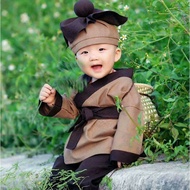 (Shubimkids) -ST11- Bộ Đồ Bé Trai - Set Bộ Đồ Cổ Trang - Tiều Phu - Chú Cuội Cho Bé Yêu