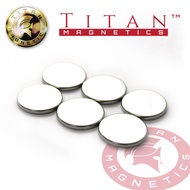 Disc Neodymium Magnets N35 18mm dia x 2mm 6pcs/pack