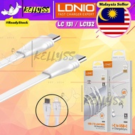 LDNIO LC131 1M / LC132 2M (Type-C to Type-C PD 65W / Type-C to AP 30W) QC Fast Charging Cable