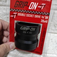 MATA GRIP ON CVT SOCKET BIT 39 X 41 MM DOUBLE SOCKET DRIVE CVT 39X41 MM ORIGINAL GRIP ON