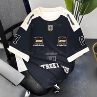 Summer men's T-shirt NO.7 sports jersey casual men's top fashionable short sleeved T-shirt