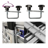 [deevoka] U-Shaped Mounting Clamp Roof Rack Bolt Support Bracket Mounting Accessory Solid Iron Const
