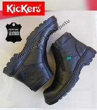 Sepatu Delta Zippers Boots Kickers Pria Kulit 100% Resleting Sepatu Pdl Pdh Tni Polisi Security Satp