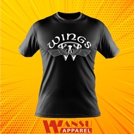 Baju-Wings Rock kapak Tshirt
