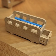 雙層巴 ouble Decker-桌面雙層文具盒/台灣檜檜木/實木手作