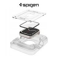 [2 Pack] Spigen Apple Watch Screen Protector Series 9 / 8 / 7 (41mm) Tempered Glass ProFlex EZ Fit Full Screen Coverage