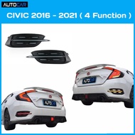 ท้ายทับทิมแบบ 4 ฟังก์ชั่น  สำหรับCivic fc 2016 - 2021